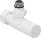 Вентиль Сунержа угловой Цилиндр G1/2"НРxG3/4"НГ, белый 12-1400-1234