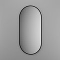 Зеркало овальное Evoform Colora 400x800, с чёрной окантовкой BY 0462