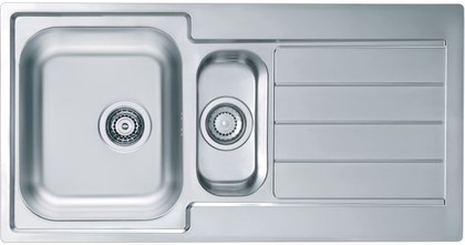 Кухонная мойка Alveus Line Maxim 10, 980x500, двойная, с крылом, нержавеющая сталь 1089610