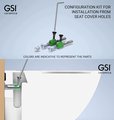 Комплект креплений GSI для подвесного унитаза или биде FISR5