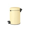 Мусорный бак с педалью Brabantia NewIcon 3л, ванильно-жёлтый 233760