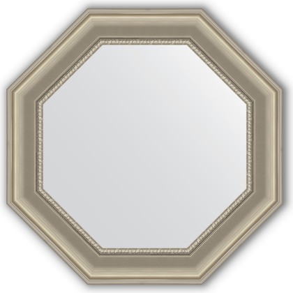 Зеркало Evoform Octagon 666x666 в багетной раме 88мм, хамелеон BY 3794