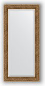 Зеркало Evoform Exclusive 790x1690 с фацетом, в багетной раме 101мм, вензель бронзовый BY 3604