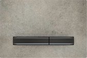 Смывная клавиша для унитаза Geberit Sigma50 двойной смыв, под бетон / хромированный чёрный 115.671.JV.2