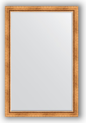 Зеркало Evoform Exclusive 1160x1760 с фацетом, в багетной раме 88мм, римское золото BY 3620