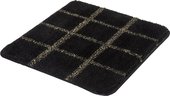 Коврик для ванной Kleine Wolke Grid 55x65см, чёрно-золотой 9112919539