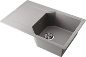 Кухонная мойка Omoikiri Yonaka-78-GR с крылом, leningrad grey 4993706