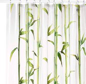 Шторка для ванной Kleine Wolke Bambu May green 180x200см, peva 5249625305