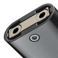 Крючок для полотенца Keuco Edition 400, двойной, чёрный хром шлифованный 11515 130000