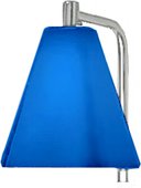 Светильник для зеркала галогеновый, голубое матовое стекло , хром Colombo Bart B1303.blue