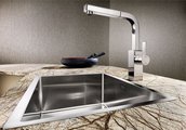 Кухонная мойка без крыла, нержавеющая сталь зеркальной полировки Blanco Claron 550-IF 517220