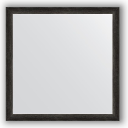 Зеркало Evoform Definite 600x600 в багетной раме 37мм, чёрный дуб BY 0614