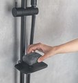 Душевой гарнитур Aquatek 100 3jet, 73см, матовый чёрный AQ2011MB