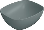 Раковина GSI Nubes 400, накладная, прямоугольная, агава матовый 978504