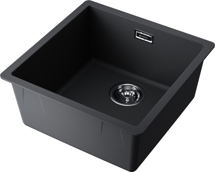 Кухонная мойка Omoikiri Yamakawa 45Т Integra-BL Tetogranit, чёрный 4997257