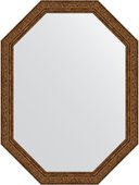 Зеркало Evoform Polygon 600x800 в багетной раме 56мм, виньетка состаренная бронза BY 7031