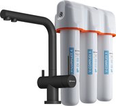 Комплект смеситель+фильтр Omoikiri Nagano-BL-P + Pure drop Lite, чёрный 4047.8028P