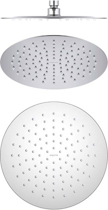Верхний душ Aquatek d250x2, круглый, нержавеющая сталь, хром AQ2073CR
