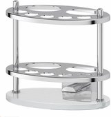 Держатель зубных щёток и пасты FBS Esperado, стекло, хром ESP 060