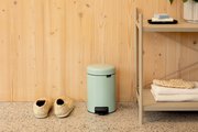Мусорный бак с педалью Brabantia NewIcon 3л, мятно-голубой 233869