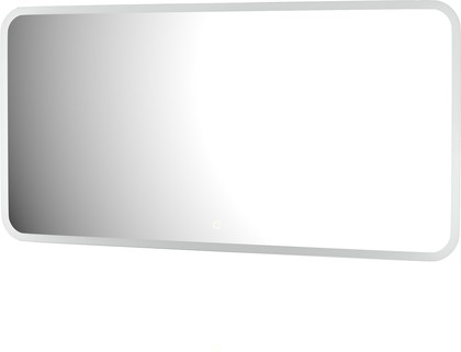 Зеркало с матированием и LED-подсветкой Defesto, 34W, 120x60см, сенсорный выключатель, тёплый белый свет DF 3818SH