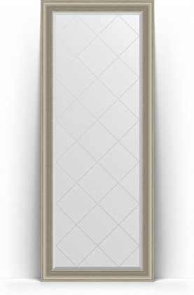 Зеркало Evoform Exclusive-G Floor 810x2010 пристенное напольное, с гравировкой, в багетной раме 88мм, хамелеон BY 6320