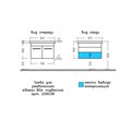 Тумба с раковиной Санта Вегас Фостер 800, подвесная, 2 двери, белый 226036+Фостер80