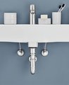 Угловой вентиль Grohe, 1/2x3/8" универсальный, для подключения смесителей, резьба с насечками, Антрацит - Hard Graphite 22037A00