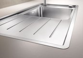 Кухонная мойка Blanco Andano XL 6S-IF Compact, чаша справа, отводная арматура, полированная сталь 523001
