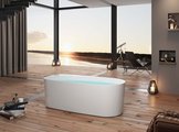 Ванна акриловая Aquatek Прима 170x80, отдельностоящая, слив, ножки, белый глянцевый AQ-1115780