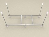 Сборный каркас для ванны Aquatek Мия 150x70, шпильки KAR-0000025