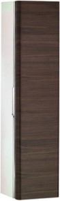 Высокий шкаф-пенал Keuco Edition, 1800x350, петли справа, белый глянцевый, шпон дуба 30311 389002