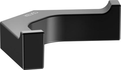 Крючок для полотенца Keuco Edition 11, двойной, чёрный матовый 11115 370000