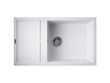 Кухонная мойка Omoikiri Sumi 86-WH с крылом, tetogranit, белый 4993649