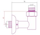 Набор комплектующих Стилье, G1/2хG1/2 03003-1212