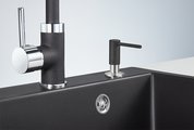 Дозатор для моющего средства Granula, встраиваемый, Шварц 018 D, ШВАРЦ (чёрный металлик)