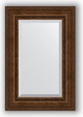 Зеркало Evoform Exclusive 620x920 с фацетом, в багетной раме 120мм, состаренная бронза с орнаментом BY 3429