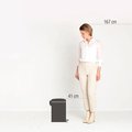 Мусорный бак с педалью Brabantia NewIcon 12л, мятно-голубой 233906