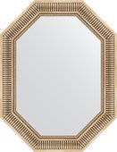 Зеркало Evoform Polygon 670x870 в багетной раме 93мм, серебряный акведук BY 7203