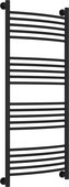 Полотенцесушитель водяной Сунержа Богема+ выгнутая 1200x500, матовый чёрный 31-0221-1250