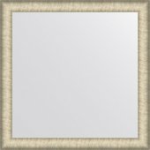 Зеркало Evoform Definite 73x73, в багетной раме, брашированное серебро 59мм BY 7610