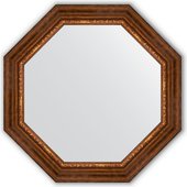 Зеркало Evoform Octagon 766x766 в багетной раме 88мм, римская бронза BY 3792
