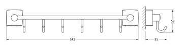 Вешалка для полотенец FBS Esperado, 6 крючков, 35см, хром ESP 027