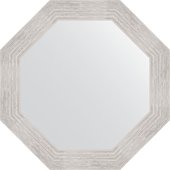 Зеркало Evoform Octagon 570x570 в багетной раме 70мм, серебряный дождь BY 3997