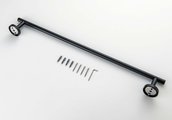Полотенцедержатель Aquatek Оберон 600, чёрный матовый AQ4214MB