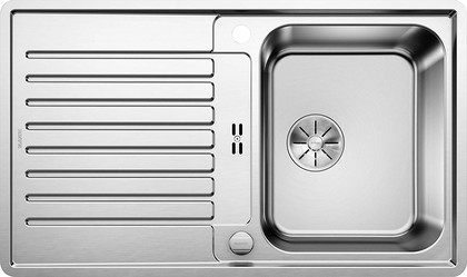 Кухонная мойка Blanco Classic Pro 45S-IF, клапан-автомат, полированная сталь 523661