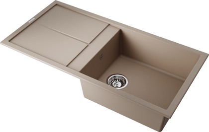 Кухонная мойка Omoikiri Sumi 100-SA с крылом, tetogranit, бежевый 4993656