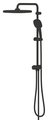 Душевая система Grohe Tempesta System 250 Cube Flex с переключателем потоков, матовый чёрный 269772431
