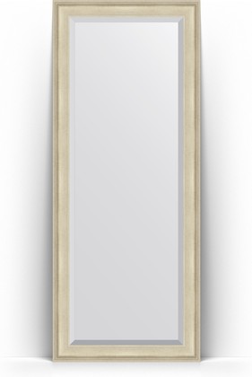 Зеркало Evoform Exclusive Floor 830x2030 пристенное напольное, с фацетом, в багетной раме 95мм, травлёное серебро BY 6123
