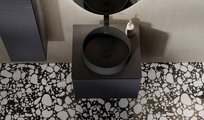 Тумба под раковину Jorno Stone 60, подвесная, антрацит Stn.01.60/P/A/JR